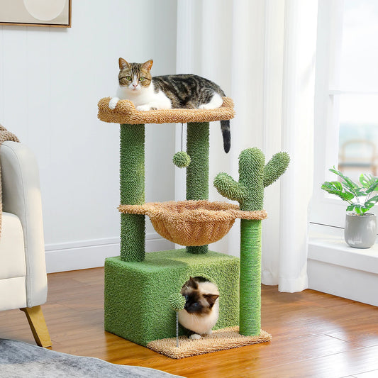 Albero per gatti cactus 4 in 1