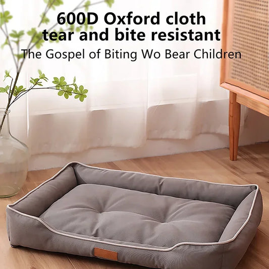 Letto per cani Letti per cani da compagnia Quattro stagioni Imbottitura in cotone PP addensato Resistente ai morsi Impermeabile 600D Oxford Tappetino per animali domestici Accessori per cani