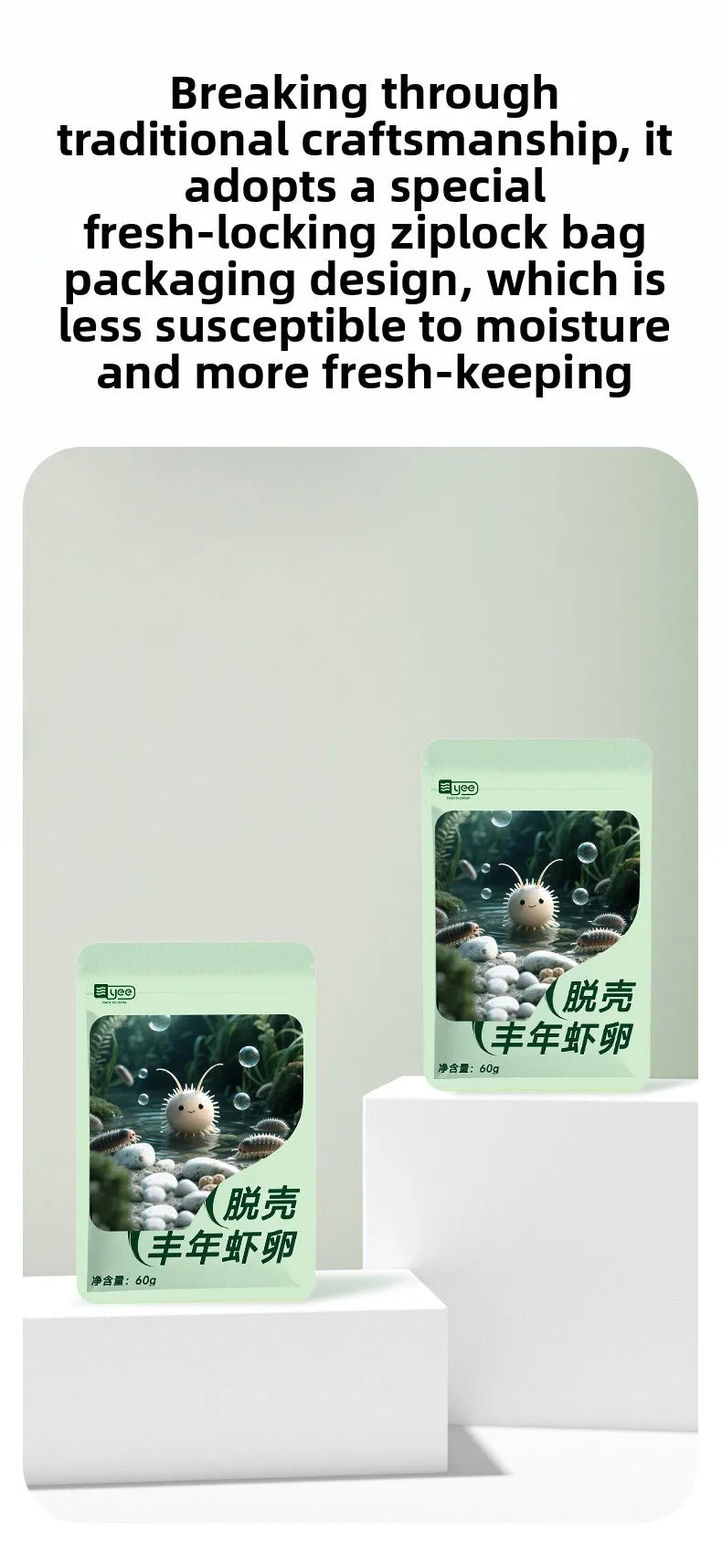 Cibo istantaneo per pesci tropicali sensibili