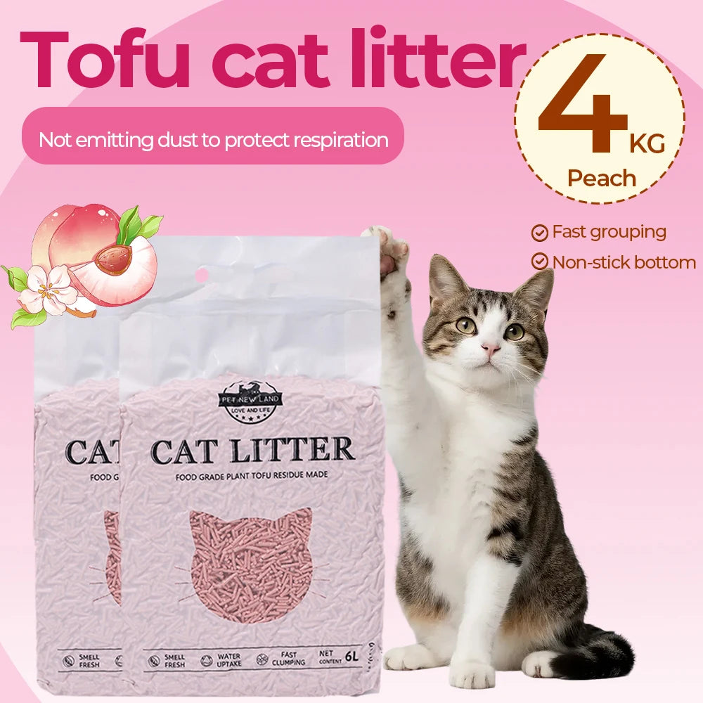Lettiera per gatti con tofu - 4kg