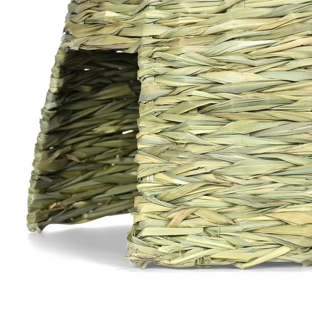 Gras Haus Für Kaninchen Faltbare Betten Meerschweinchen Verstecke Kleintier Spiel Versteck Bett Lebensraum Dekor Heubett Spielhaus Für