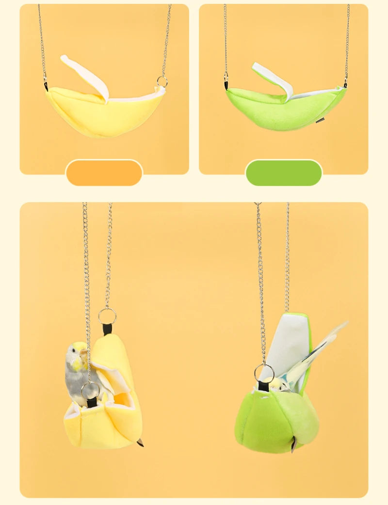Banane Hamster Bett Kleine Tiere Haus Hängematte für Haustiere Holländisches Schwein Igel Ratte Meerschweinchen Lebensraum Chinchilla Zuckergleiter Spielzeug Kleidung