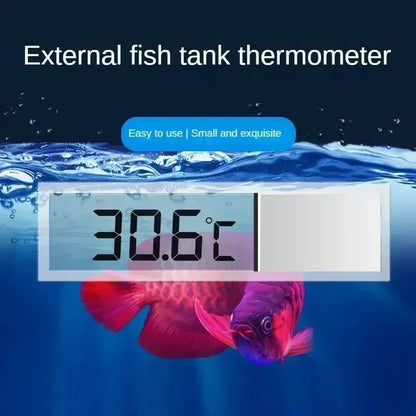 1 pz termometro per acquario elettronico LCD digitale misurazione della temperatura dell'acquario misuratore di temperatura dell'acquario accessori per acquari