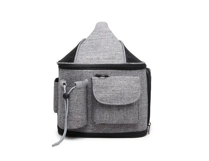 Tinta unita 43 * 31 * 35 cm MeshTravel Gatti e cani Borsa a tracolla pieghevole per animali domestici Borsa per cani