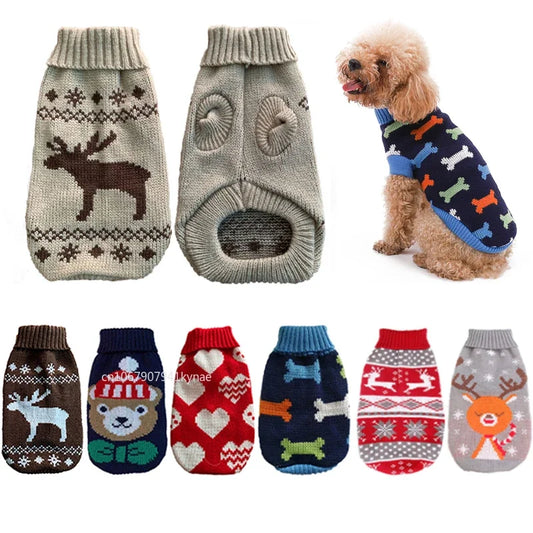 Caldo maglione per cani e gatti