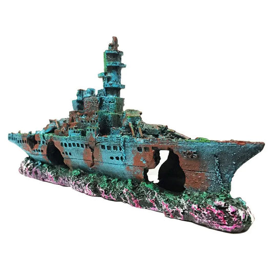 Decorazioni per acquario nave pirata