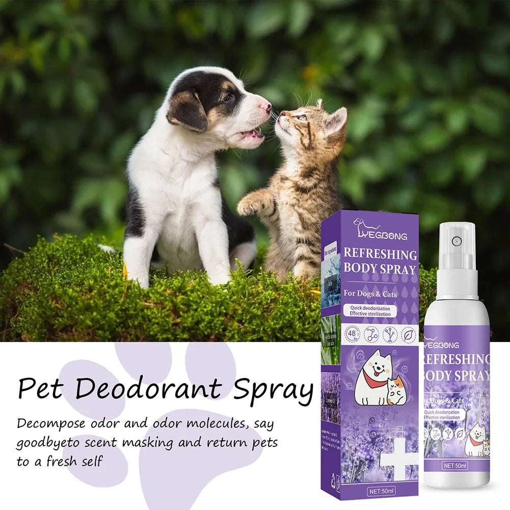 Profumo deodorante 50ml Olio di lavanda Deodorante per cani Spray