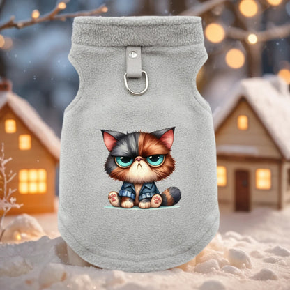 Pullover in pile cani e gatti