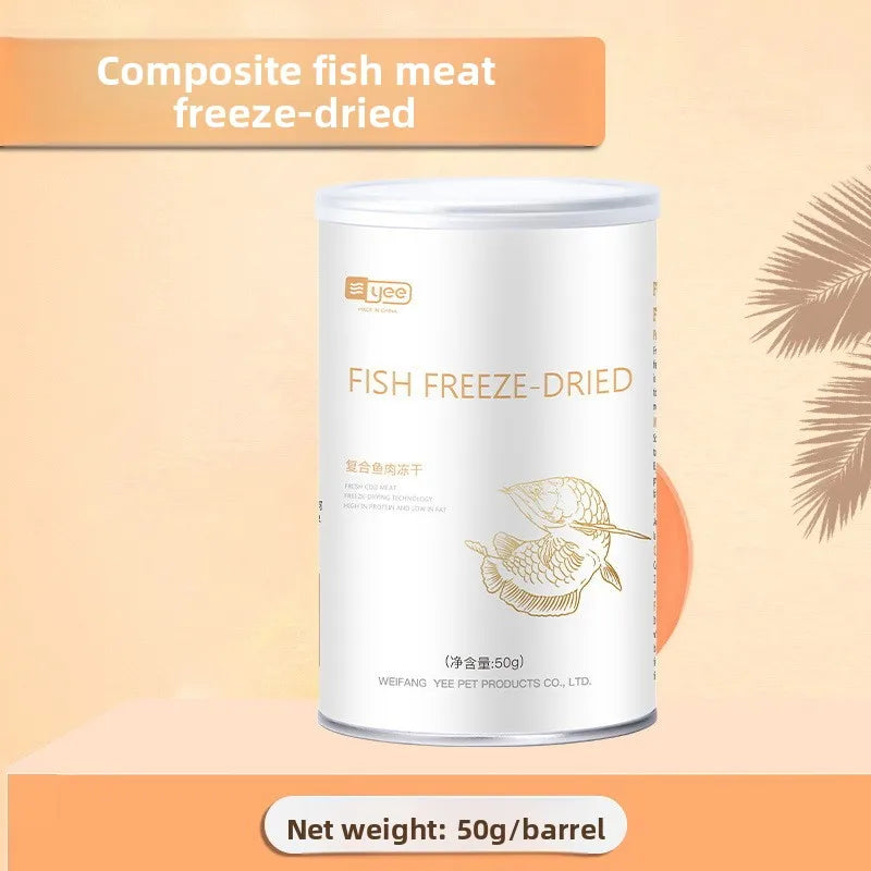 Cibo Premium per pesci, tartarughe, pappagalli - Krill antartico liofilizzato