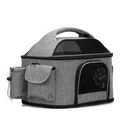 Tinta unita 43 * 31 * 35 cm MeshTravel Gatti e cani Borsa a tracolla pieghevole per animali domestici Borsa per cani