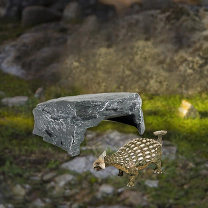 Reptilien Dock Rastende Frösche Eidechsen Wasserschildkröten Tauchplattform Haustiere Nachahmung Felsen Versteck Schildkröte Tank Zubehör