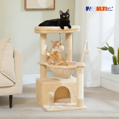 Piccolo albero per gatti con amaca e tiragraffi