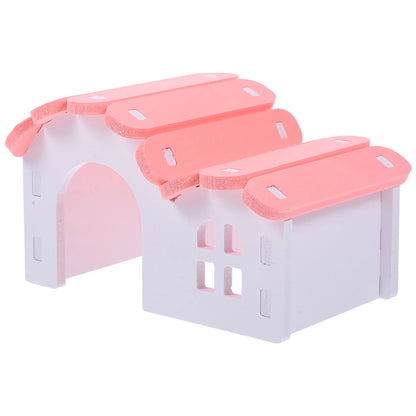 Hamster Labyrinth Haus Kunststoff Hamster Versteck Hamster Großer Meerschweinchen Cottage Hamster Käfig Zubehör Chinchilla klein