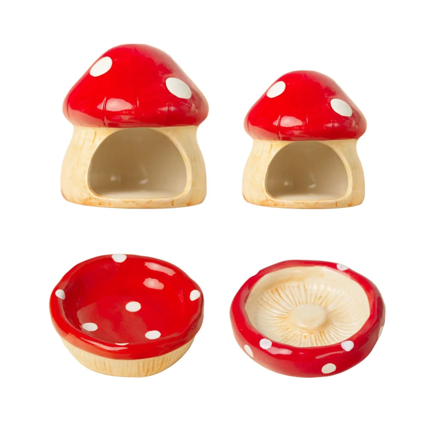 Casetta per criceti in ceramica