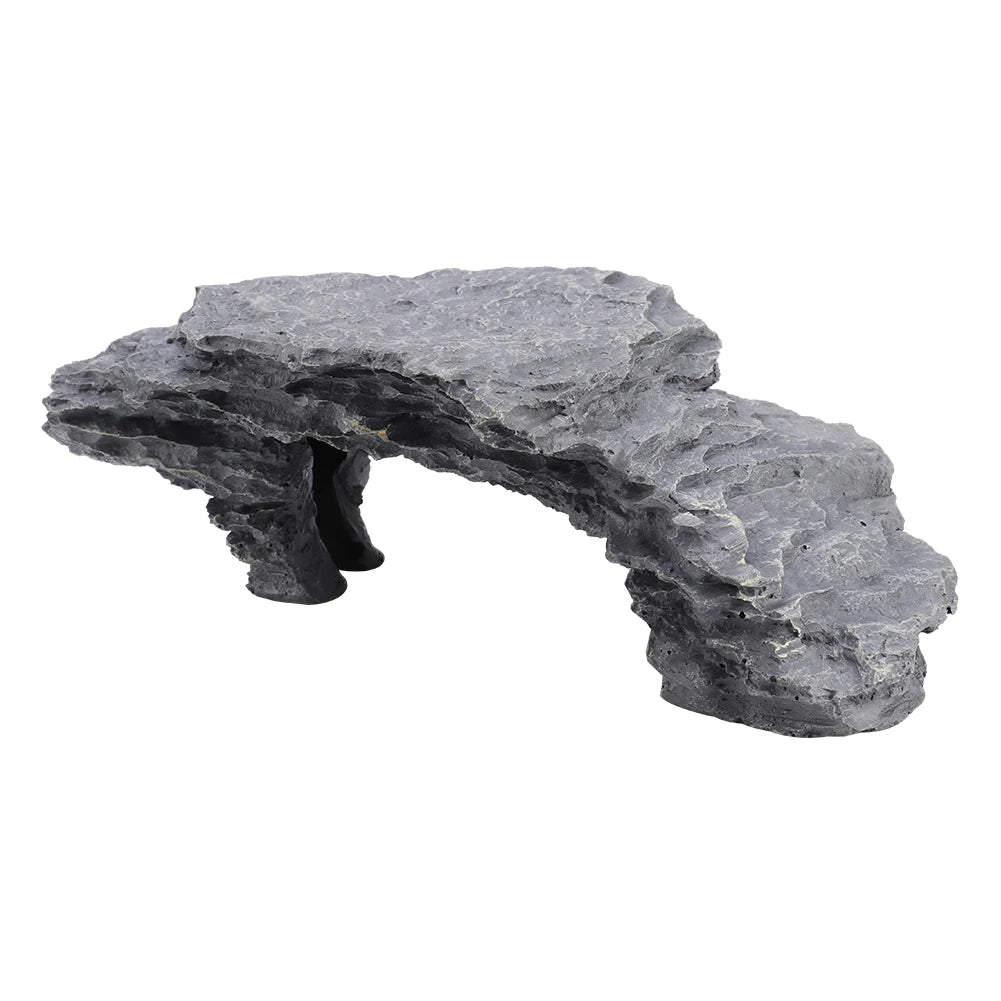 Verstecken Höhle Aquarium Schildkröte Reptil Versteck Habitat Dekoration Ornament Simulation Kletterhöhle Schildkrötenplattform Dekor