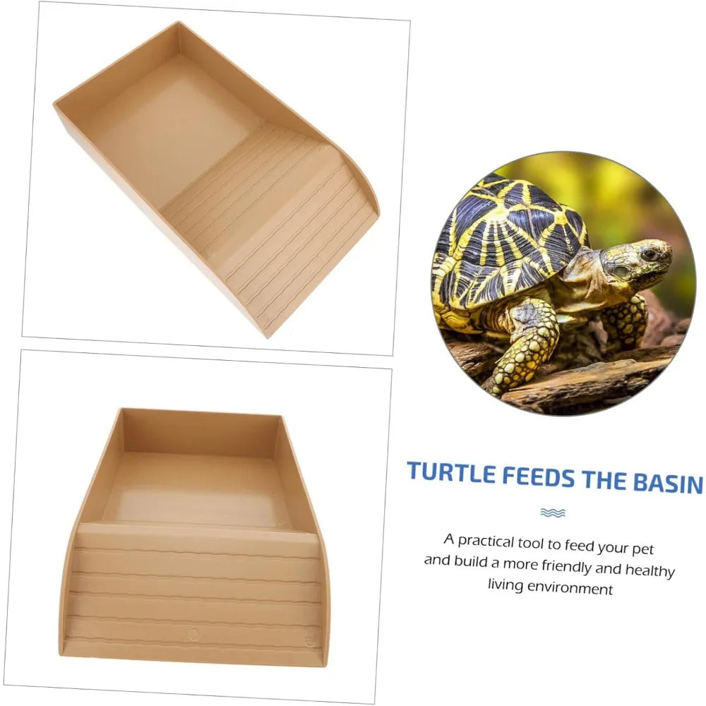 Pond con feeder per tartarughe d'acqua