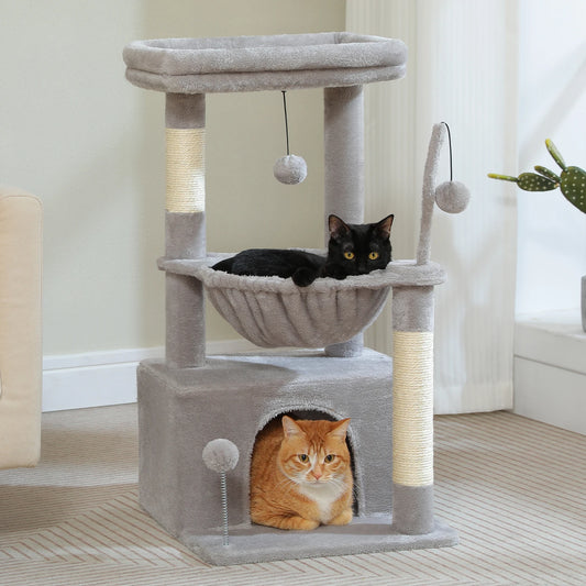 Piccolo albero per gatti con amaca e tiragraffi