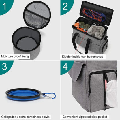 Set viaggio 6 pz con borsone