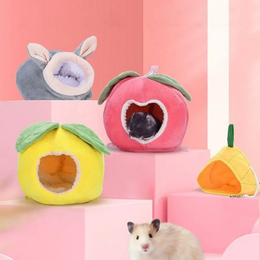 Casetta in pelouche per piccoli animali