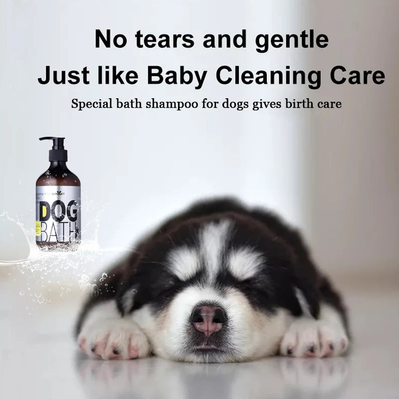 Haustier-Badeshampoo, trockene Haut für Hunde, Anti-Juckreiz, Flohschutz, Duschgel, Haustier-Dusche, Zeckenschutz, Hundehaarpflege, Reinigung, Körperwaschseife, Zubehör