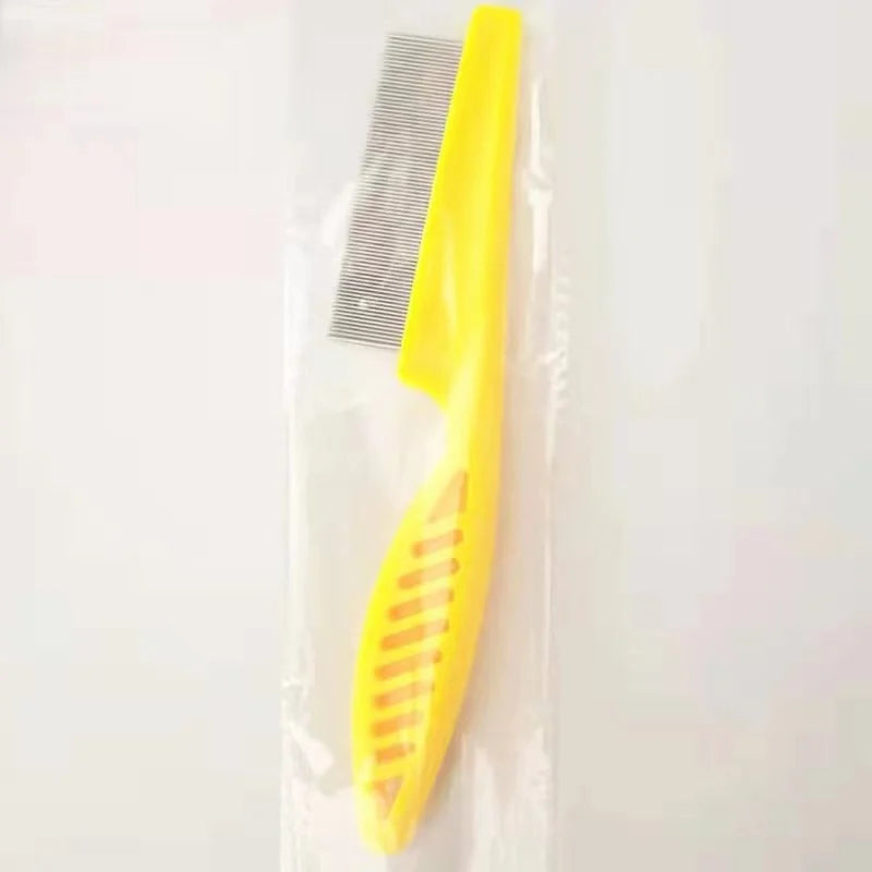 1/2pc Pet Capelli Spezzare Pettine In Acciaio Inox Pulci Pettine per Gatto Cane Pet Comfort Polga Capelli Toelettatura Pettine Spazzola Per Cani Toelettatura Strumenti