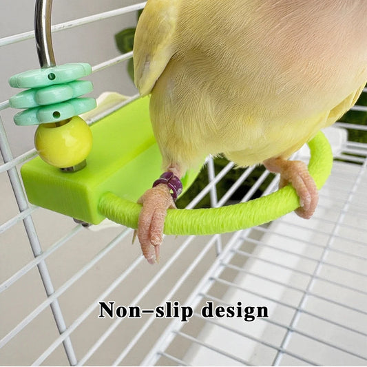 Pappagallo interattivo Allevia la noia Giocattolo Gabbia per uccelli Giocattolo per pappagalli Prendi dolcetti Dispenser per l'intrattenimento di stimolazione mentale