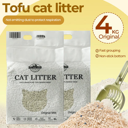 Lettiera per gatti con tofu - 4kg