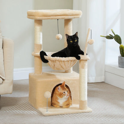 Piccolo albero per gatti con amaca e tiragraffi