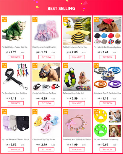 Simpatica bandana regolabile per cani