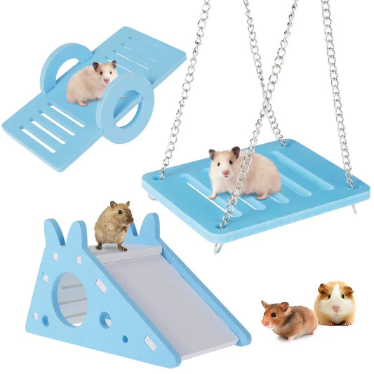 Set 3 pezzi gioco piccoli animali