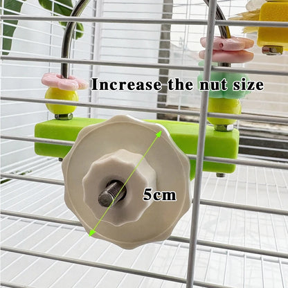 Pappagallo interattivo Allevia la noia Giocattolo Gabbia per uccelli Giocattolo per pappagalli Prendi dolcetti Dispenser per l'intrattenimento di stimolazione mentale