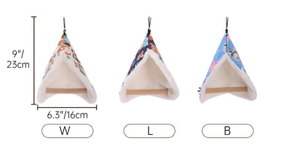 Morbido peluche uccello pappagallo nido uccello pappagallo amaca parrocchetto letto appeso casa grotta gabbia capanna tenda giocattolo gabbia per uccelli accessori