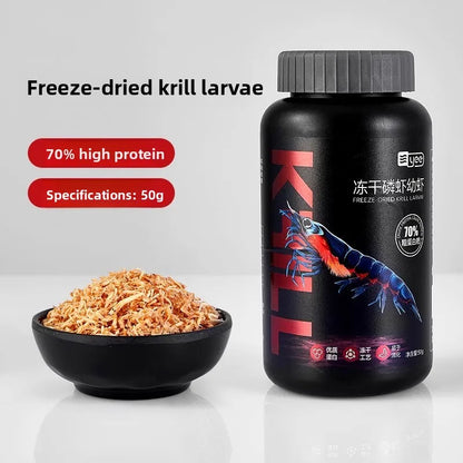 Cibo secco pesci e tartarughe - Krill & Gamberetti