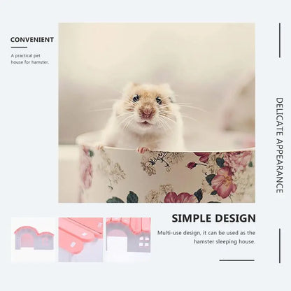 Hamster Labyrinth Haus Kunststoff Hamster Versteck Hamster Großer Meerschweinchen Cottage Hamster Käfig Zubehör Chinchilla klein