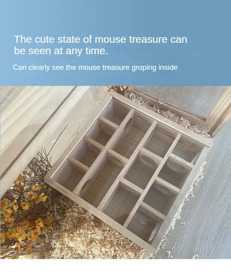 Labirinto in legno per criceti