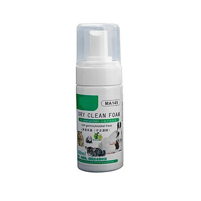 Shampoo a secco in schiuma piccoli animali