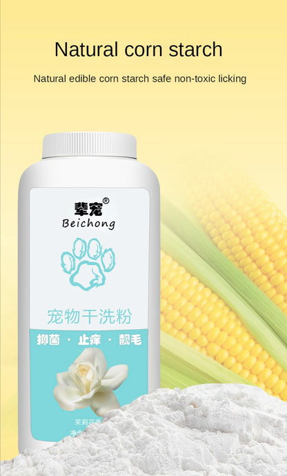 Shampoo secco in polvere