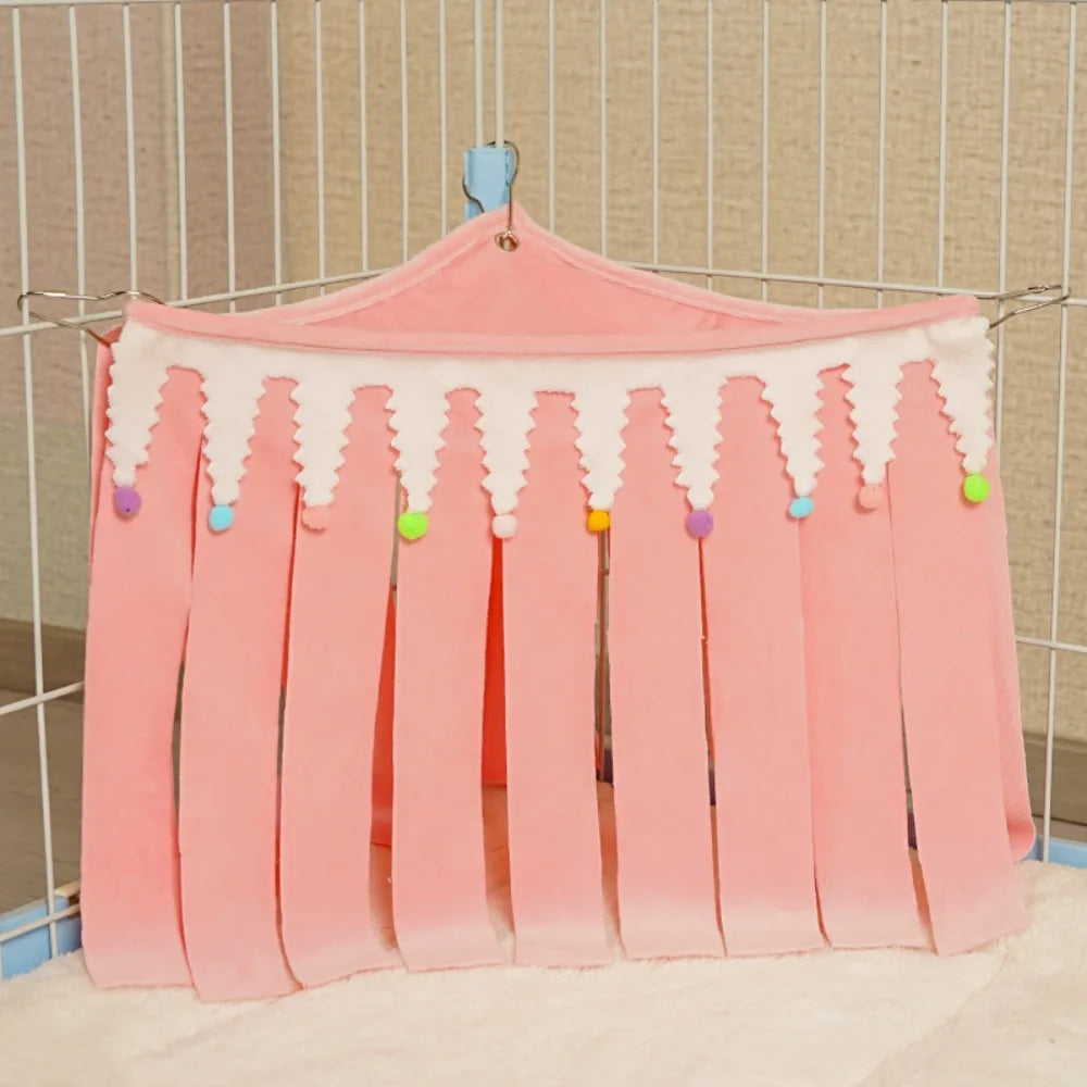 Waschbar Meerschweinchen Meerschweinchen Ecke Versteck Verstecken Guck-Guck Spielzeug Hängematte Schlafplatz Käfig Zubehör