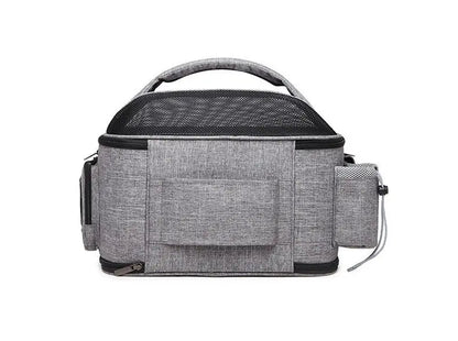 Tinta unita 43 * 31 * 35 cm MeshTravel Gatti e cani Borsa a tracolla pieghevole per animali domestici Borsa per cani