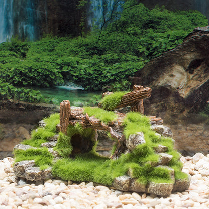 Aquarium Rockery Hideaway Aqua Höhlen Multifunktionale Brücke Ornament Aquarium Dekoration für Tisch Desktop Dekorativ