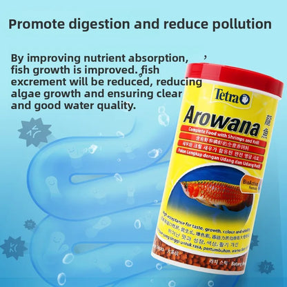 Pellet galleggianti per Arowana