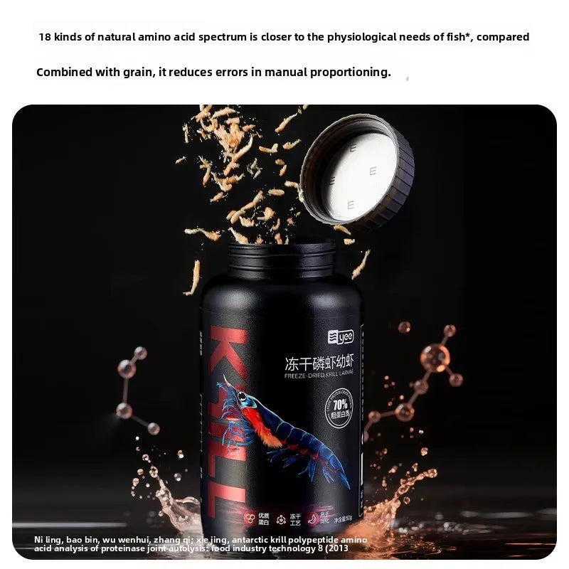 Cibo secco pesci e tartarughe - Krill & Gamberetti