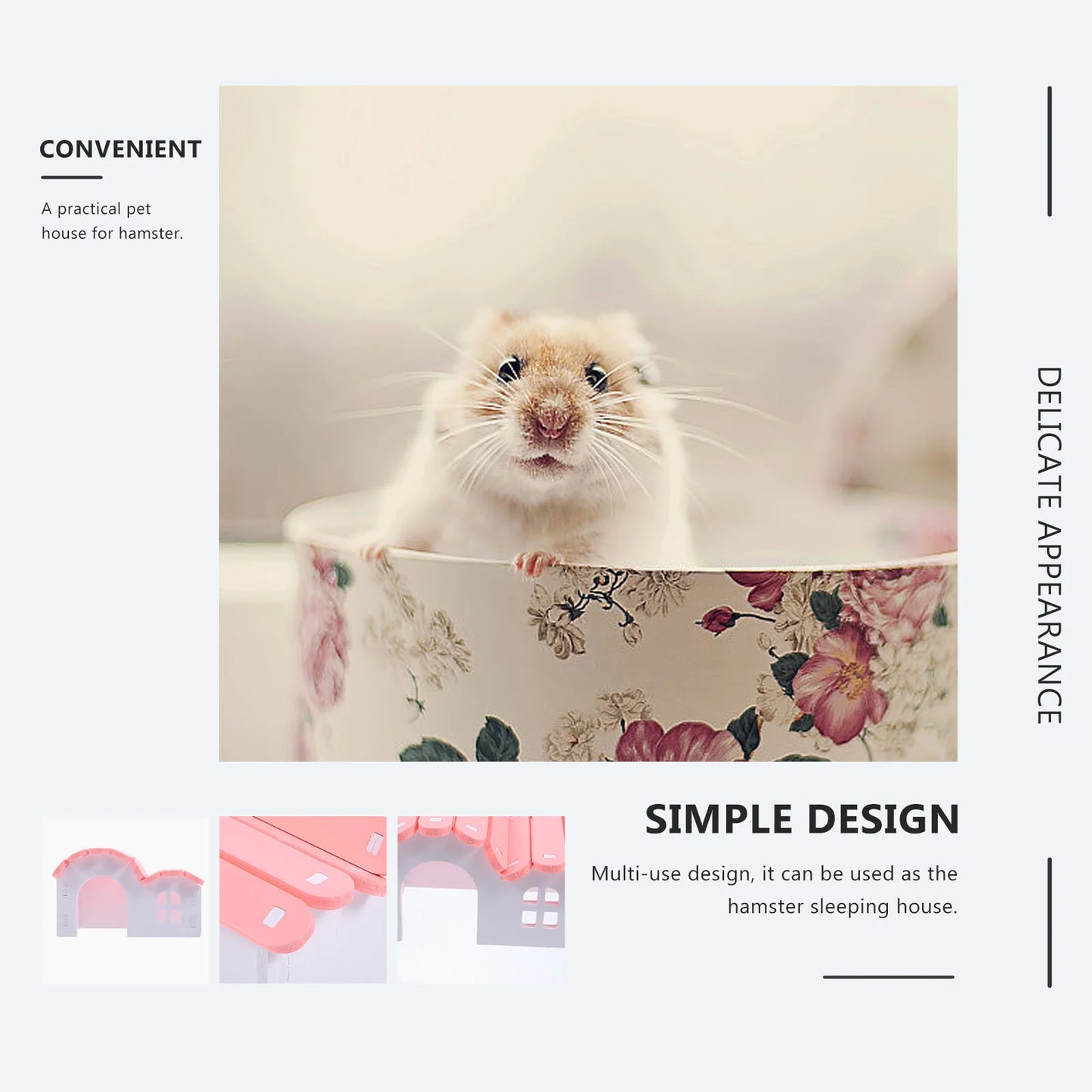 Hamster Labyrinth Haus Kunststoff Hamster Versteck Hamster Großer Meerschweinchen Cottage Hamster Käfig Zubehör Chinchilla klein