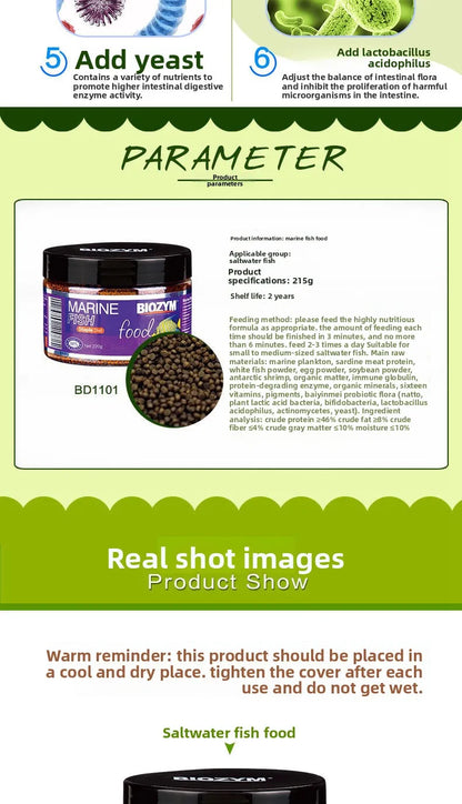 BIOZYM Mangime per pesci marini