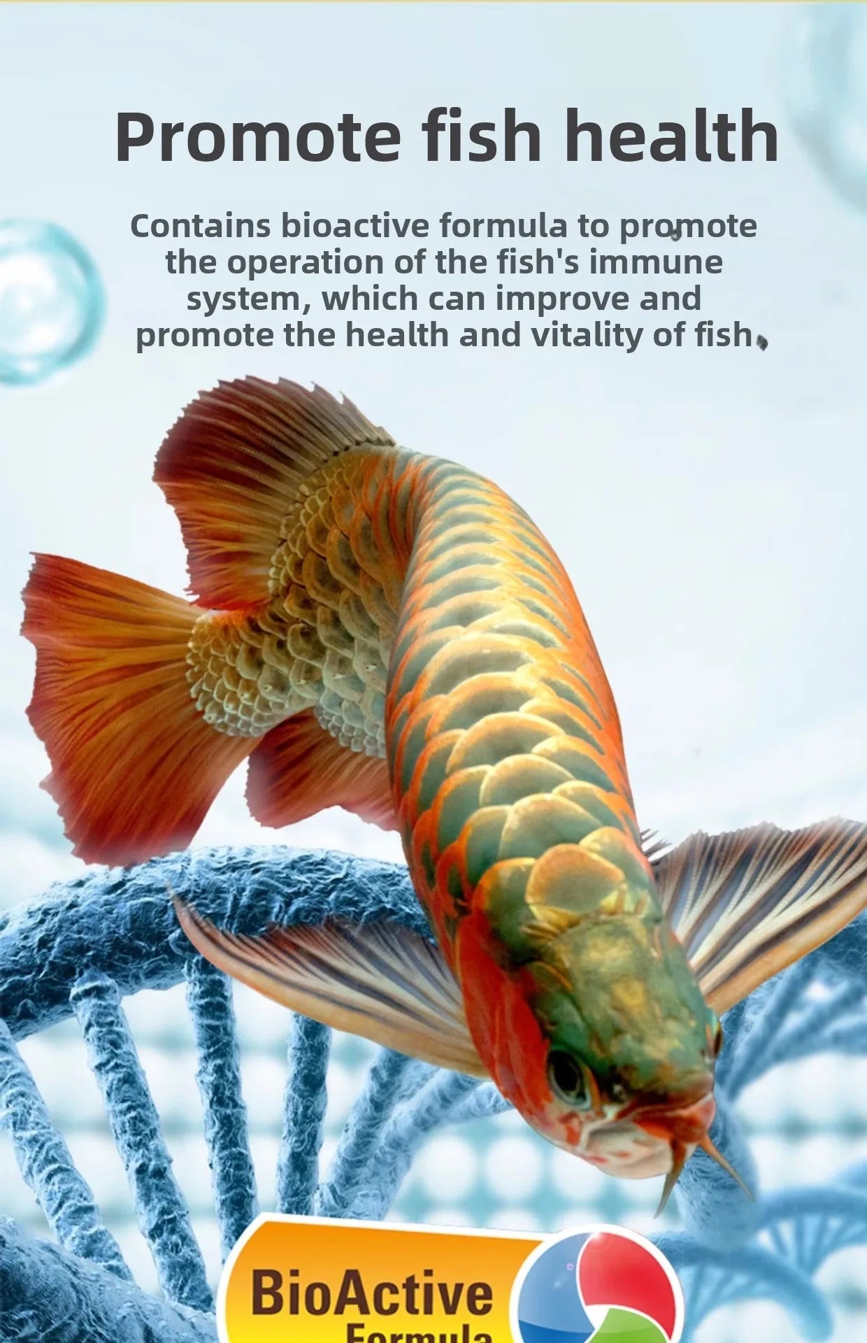 Pellet galleggianti per Arowana