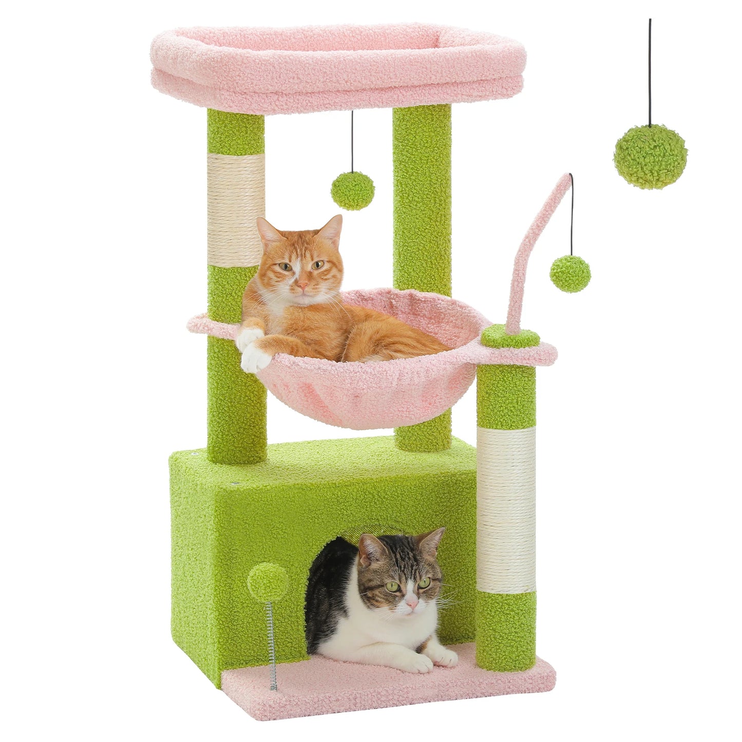 Albero per gatti cactus 4 in 1