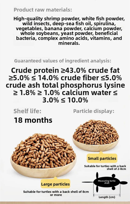 Cibo per tartarughe d'acqua - 160g