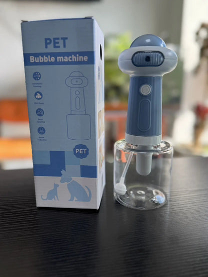 Creatore di bolle schiumogeno per shampoo per animali domestici per cani e gatti, utilizzato durante il bagno per creare schiuma con shampoo.