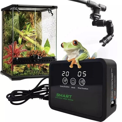 Smart Sprühsystem Reptilien Fogger Terrarium Luftbefeuchter Elektronischer Timer Automatische Nebelung Regenwald-Kit Sprinklersteuerung