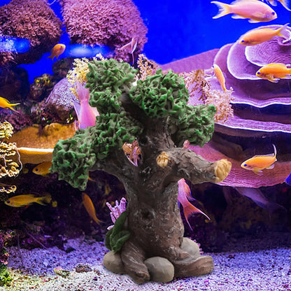 Aquarium Rockery Hideaway Aqua Höhlen Multifunktionale Brücke Ornament Aquarium Dekoration für Tisch Desktop Dekorativ